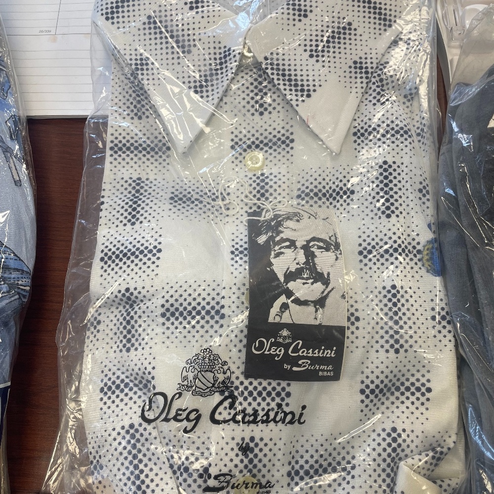 white and black button down shirt